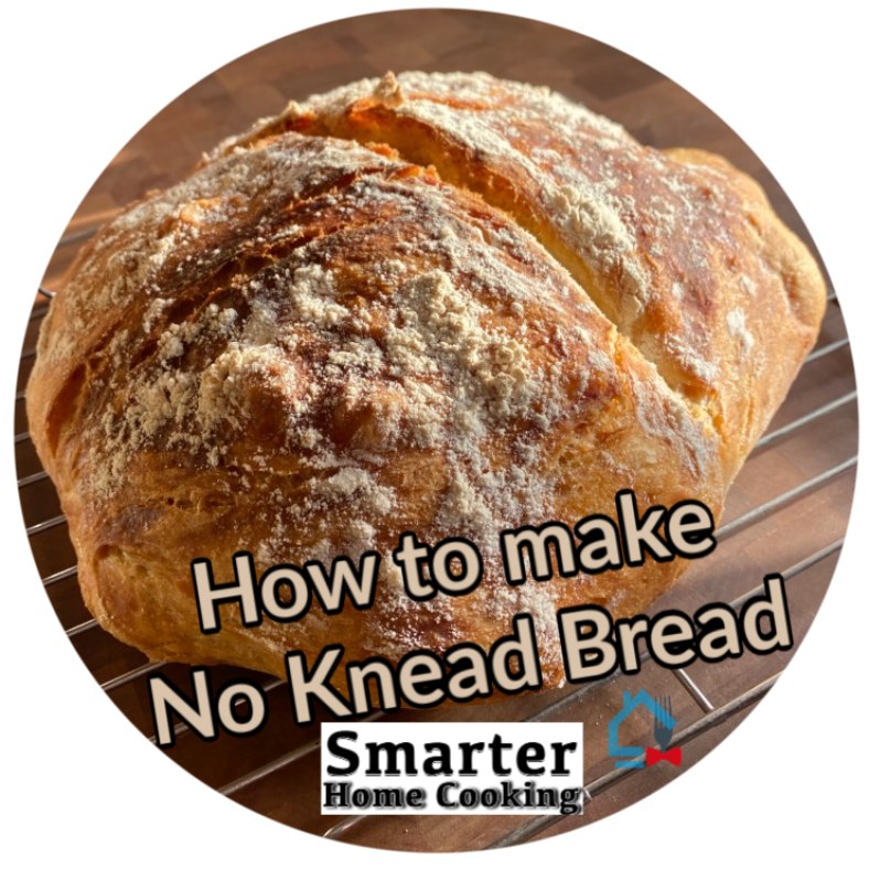 You’ll want to make this no knead bread Smarter Home Cooking