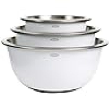 OXO Good Grips 3-Piece Stainless-Steel Mixing Bowl Set