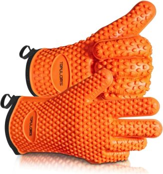 Heat Resistant Silicone Gloves/Oven Mitts
