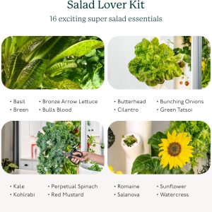 Gardyn Studio Hydroponics Growing System Kit & Vertical Indoor Garden Planter