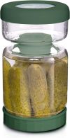Airtight Glass Jar Pickle with Juice Separator