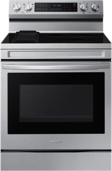 SAMSUNG Smart Electric Range 6.3 cu. ft. with Air Fry, Griddle, and Convection+
