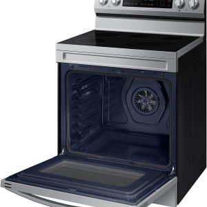 SAMSUNG Smart Electric Range 6.3 cu. ft. with Air Fry, Griddle, and Convection+