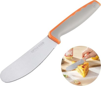 Stainless Steel 4.7 Inch Spreader Knife With Serrated Edge