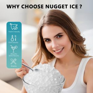 EUHOMY Countertop Sonic Ice Maker