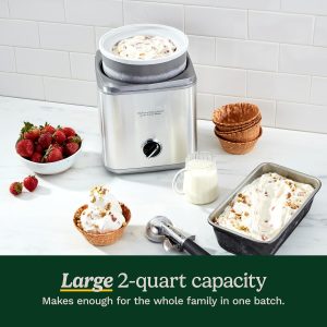 CUISINART Ice Cream Maker and Frozen Yogurt Machine