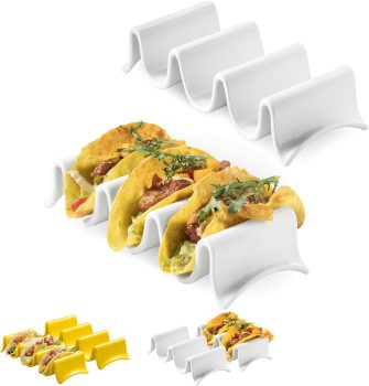 Large Porcelain Taco Holders Set of 2