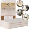 Ultra Fine, Reusable Cheesecloth, 36 Sq Feet, 100% Unbleached Cotton Fabric