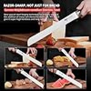 MAD SHARK 10-Inch Bread Knife, High Carbon Stainless Steel
