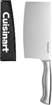 Cuisinart 7″ Stainless Steel Cleaver with Blade Guard