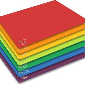 Fotouzy 7-Piece Set of Colored Cutting Mats