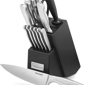 Cuisinart Stainless Steel Hollow Handle 15-Piece Cutlery Block Set