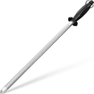 Utopia Kitchen Knife Sharpener, 12-Inch Honing Rod