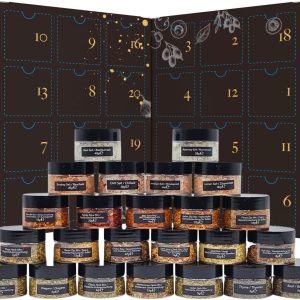 Herbs And Spices Advent Calendar  with 24 Mini Spice Jars