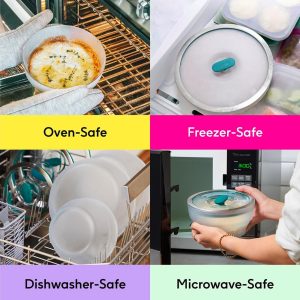 Anyday 4-Cup Microwave Cookware & Glass Container with Glass Lid