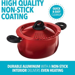 Bialetti 5.5 Quart Pasta Pot with Strainer Lid