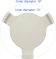 Extra Thick Ceramic Pizza Stone, Heat Deflector, Smoking Stone