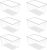 Vtopmart 6-Piece Clear Plastic Storage Bin Set