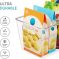 Vtopmart 6-Piece Clear Plastic Storage Bin Set