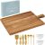 Charcuterie Board Gift Set With Complete Knife Set And Bowls