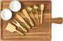 Charcuterie Board Gift Set With Complete Knife Set And Bowls