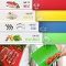 Fotouzy 7-Piece Set of Colored Cutting Mats