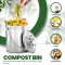 Utopia Kitchen Countertop Compost Bin, 1.3 Gallon