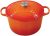 Le Creuset Enameled Cast Iron Signature Deep Round Oven, 5.25qt., Flame