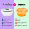 Anyday 4-Cup Microwave Cookware & Glass Container with Glass Lid