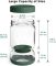 Airtight Glass Jar Pickle with Juice Separator