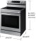 SAMSUNG Smart Electric Range 6.3 cu. ft. with Air Fry, Griddle, and Convection+